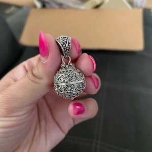 Sterling Silver Ball Pendant